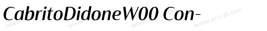 CabritoDidoneW00 Con字体转换